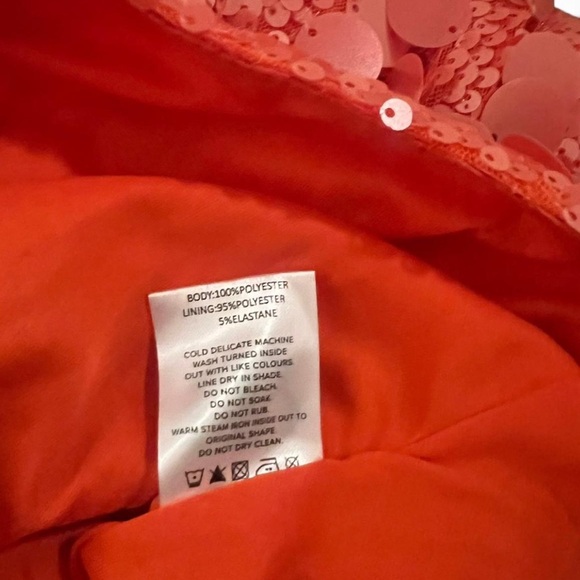 Sequin Coral Pants | Sz 2 | NWT! - Picture 8 of 9